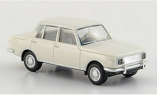 Wartburg 353 Base 1/87 Herpa grise-blanche 1966 miniature