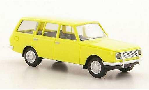 Wartburg 353 Tourist 1/87 Herpa jaune miniature