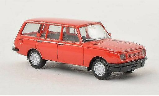 Wartburg 353 Tourist 1/87 Herpa rouge 1985 miniature
