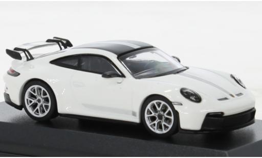Miniature Porsche 992 GT3 1/64 Wbros 911  blanche Porsche 992 GT3 1/64 Wbros 911  blanche miniature