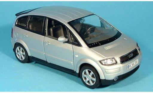 Miniature Audi A2 1/24 Welly grise 1:24 Audi A2 1/24 Welly grise 1:24 miniature