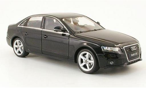 Miniature Audi A4 1/24 Welly noire 2009 1:24 Audi A4 1/24 Welly noire 2009 1:24 miniature