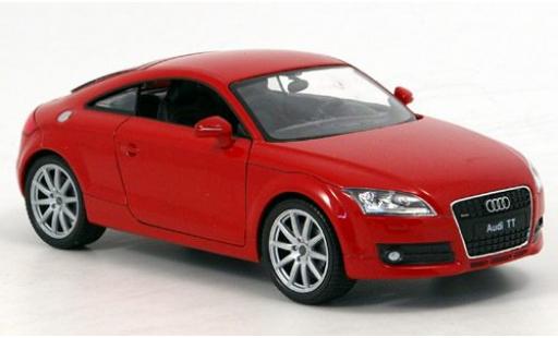 Miniature Audi TT 1/24 Welly Coupe rouge 1:24 Audi TT 1/24 Welly Coupe rouge 1:24 miniature