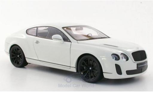 Miniature Bentley Continental 1/18 Welly Supersports blanche Bentley Continental 1/18 Welly Supersports blanche miniature
