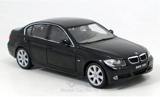 Miniature Bmw 330 1/24 Welly i noire 2005 Bmw 330 1/24 Welly i noire 2005 miniature