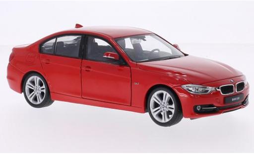 Miniature Bmw 335 1/24 Welly i (F30) rouge ohne Vitrine Bmw 335 1/24 Welly i (F30) rouge ohne Vitrine miniature
