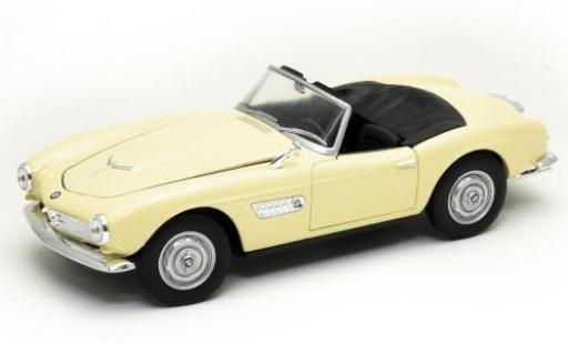 Miniature Bmw 507 1/24 Welly beige Verdeck ouvert Bmw 507 1/24 Welly beige Verdeck ouvert miniature