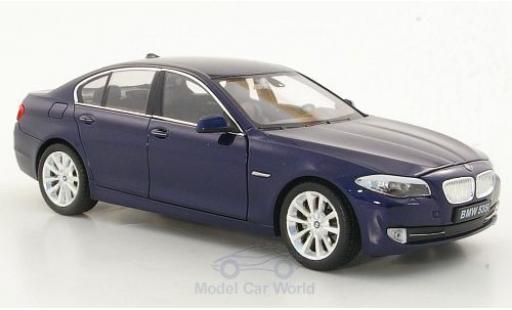 Miniature Bmw 535 F10 1/24 Welly i (F10) metallise bleue Bmw 535 F10 1/24 Welly i (F10) metallise bleue miniature