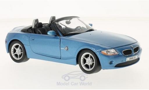 Miniature Bmw Z4 1/24 Welly metallise bleue 2003 Bmw Z4 1/24 Welly metallise bleue 2003 miniature