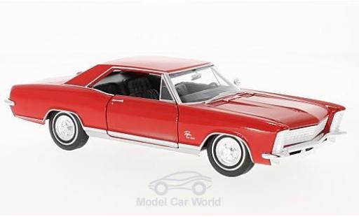 Miniature Buick Riviera 1/24 Welly Grand Sport rouge 1965 Buick Riviera 1/24 Welly Grand Sport rouge 1965 miniature