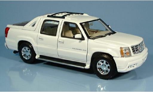 Miniature Cadillac Escalade 1/24 Welly EXT blanche 2002 1:24 Cadillac Escalade 1/24 Welly EXT blanche 2002 1:24 miniature