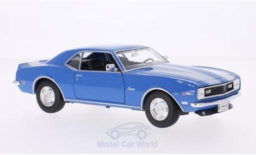 Miniature Chevrolet Camaro 1/24 Welly Z28 bleue/blanche 1968 ohne Vitrine Chevrolet Camaro 1/24 Welly Z28 bleue/blanche 1968 ohne Vitrine miniature