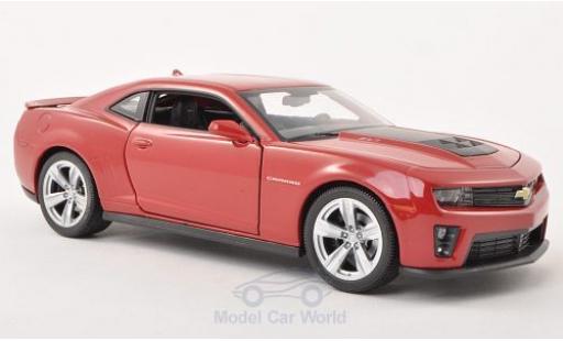 Miniature Chevrolet Camaro ZL1 1/24 Welly ZL1 rouge 2012 Chevrolet Camaro ZL1 1/24 Welly ZL1 rouge 2012 miniature