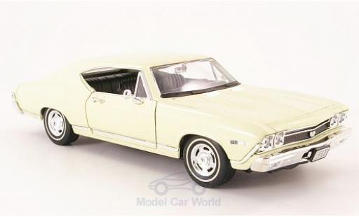 Miniature Chevrolet Chevelle 1/24 Welly SS 396 beige 1968 Chevrolet Chevelle 1/24 Welly SS 396 beige 1968 miniature
