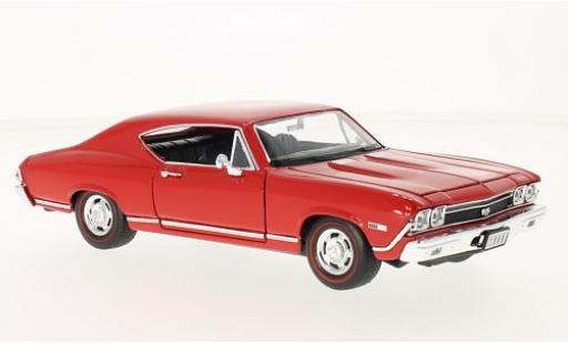 Miniature Chevrolet Chevelle 1/24 Welly SS 396 rouge 1968 Chevrolet Chevelle 1/24 Welly SS 396 rouge 1968 miniature