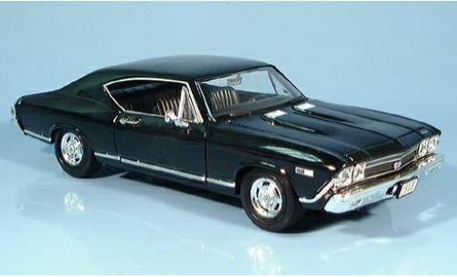 Miniature Chevrolet Chevelle 1/24 Welly SS 396 noire 1:24 Chevrolet Chevelle 1/24 Welly SS 396 noire 1:24 miniature