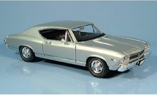 Miniature Chevrolet Chevelle 1/24 Welly SS 396 grise 1:24 Chevrolet Chevelle 1/24 Welly SS 396 grise 1:24 miniature