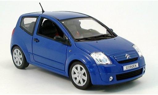 Citroen C2 1/18 Welly bleue 2003 1:18 miniature