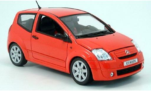 Citroen C2 1/18 Welly rouge 2003 1:18 miniature