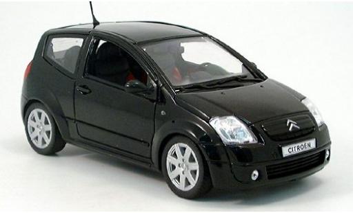 Citroen C2 1/18 Welly noire 2003 1:18 miniature