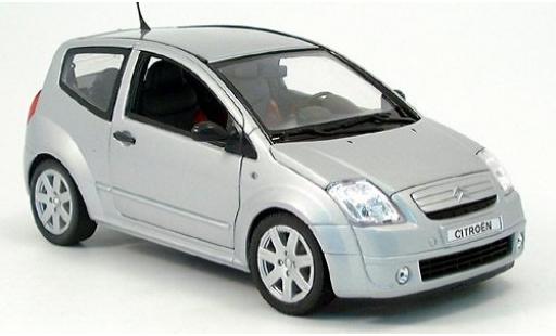Citroen C2 1/18 Welly grise 2003 1:18 miniature