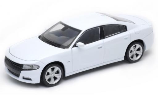 Miniature Dodge Charger 1/24 Welly R/T blanche 2016 Dodge Charger 1/24 Welly R/T blanche 2016 miniature
