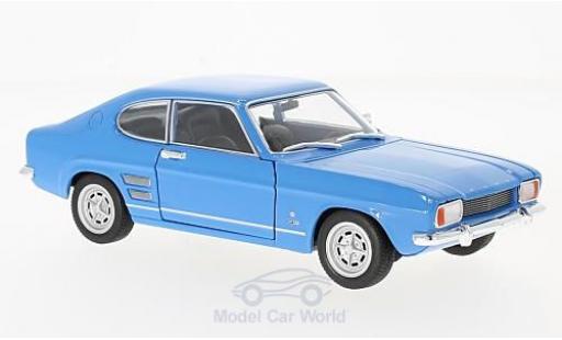 Miniature Ford Capri 1/24 Welly I 1600 GT XLR bleue 1969 Ford Capri 1/24 Welly I 1600 GT XLR bleue 1969 miniature