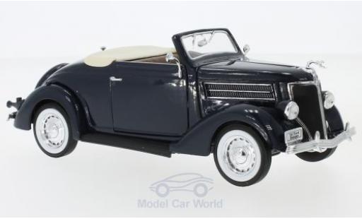 Miniature Ford Deluxe 1/24 Welly Cabriolet bleue 1936 Ford Deluxe 1/24 Welly Cabriolet bleue 1936 miniature