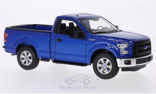 Miniature Ford F-1 1/24 Welly 50 metallise bleue 2015 Ford F-1 1/24 Welly 50 metallise bleue 2015 miniature
