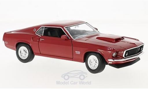 Miniature Ford Mustang 1/24 Welly Boss 429 rouge 1969 Ford Mustang 1/24 Welly Boss 429 rouge 1969 miniature