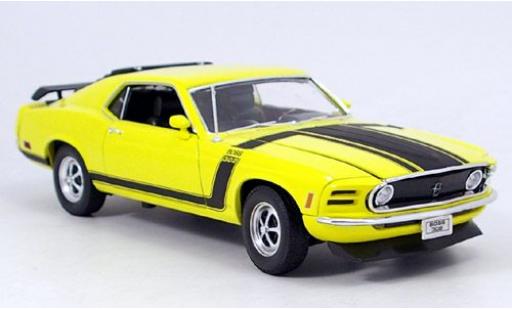 Miniature Ford Mustang 1/18 Welly Boss jaune 1970 1:18 Ford Mustang 1/18 Welly Boss jaune 1970 1:18 miniature