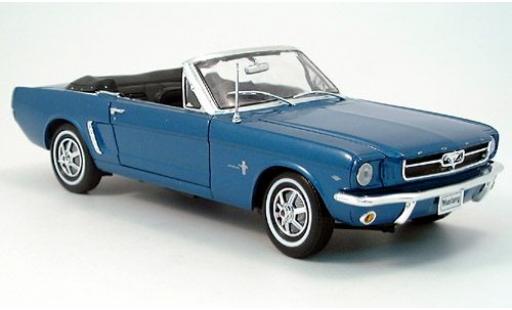 Miniature Ford Mustang 1/18 Welly Cabriolet met. bleue 1964 1:18 Ford Mustang 1/18 Welly Cabriolet met. bleue 1964 1:18 miniature