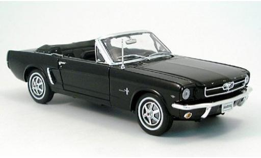 Miniature Ford Mustang 1/18 Welly Cabriolet noire 1964 1:18 Ford Mustang 1/18 Welly Cabriolet noire 1964 1:18 miniature