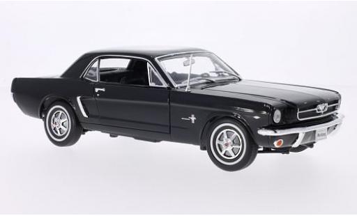 Miniature Ford Mustang 1/24 Welly Coupe noire 1964 Ford Mustang 1/24 Welly Coupe noire 1964 miniature