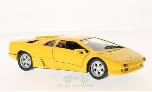 Miniature Lamborghini Diablo 1/24 Welly jaune 1998 ohne Vitrine Lamborghini Diablo 1/24 Welly jaune 1998 ohne Vitrine miniature