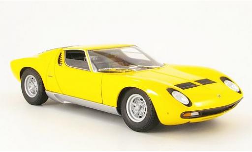 Miniature Lamborghini Miura 1/18 Welly SV jaune 1971 1:18 Lamborghini Miura 1/18 Welly SV jaune 1971 1:18 miniature