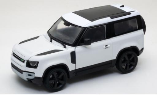 Miniature Land Rover Defender 1/24 Welly blanche 2020 Land Rover Defender 1/24 Welly blanche 2020 miniature