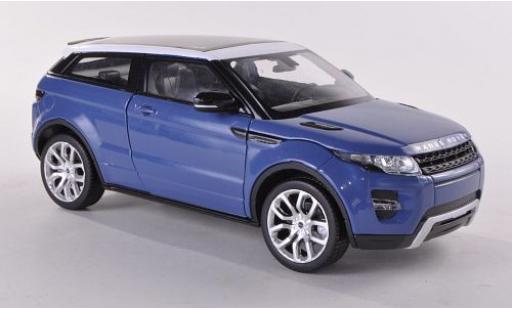 Miniature Range Rover Evoque 1/24 Welly Land Rover bleue/blanche 1:24 Range Rover Evoque 1/24 Welly Land Rover bleue/blanche 1:24 miniature