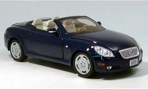 Miniature Lexus SC 1/18 Welly 430 Cabriolet bleue 1:18 Lexus SC 1/18 Welly 430 Cabriolet bleue 1:18 miniature