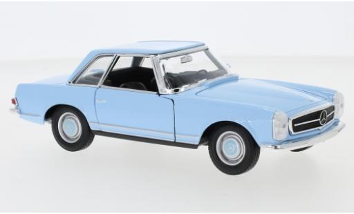 Miniature Mercedes 230 1/24 Welly SL (W113) bleue 1963 Mercedes 230 1/24 Welly SL (W113) bleue 1963 miniature