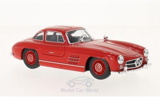 Miniature Mercedes 300 SL 1/24 Welly SL (W198) rouge Mercedes 300 SL 1/24 Welly SL (W198) rouge miniature