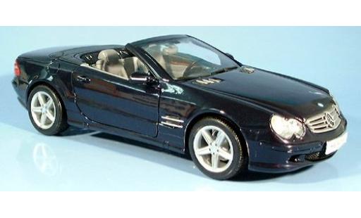 Mercedes 500 1/18 Welly SL Cabriolet dk. bleue 1:18 miniature