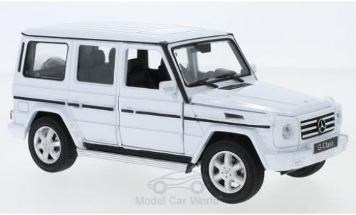 Miniature Mercedes Classe G 1/24 Welly blanche Mercedes Classe G 1/24 Welly blanche miniature
