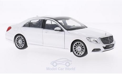 Miniature Mercedes Classe S 1/24 Welly (W222) blanche 2013 Mercedes Classe S 1/24 Welly (W222) blanche 2013 miniature
