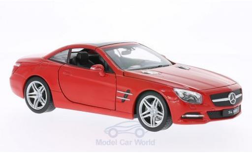 Miniature Mercedes Classe SL 1/24 Welly SL 500 (R231) rouge 2012 Dach geschlossen Mercedes Classe SL 1/24 Welly SL 500 (R231) rouge 2012 Dach geschlossen miniature