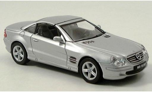Miniature Mercedes Classe SL 1/43 Welly SL 500 grise 1:43 Mercedes Classe SL 1/43 Welly SL 500 grise 1:43 miniature