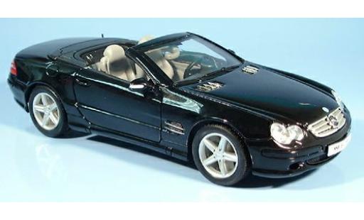 Miniature Mercedes Classe SL 1/24 Welly SL offen noire 2002 1:24 Mercedes Classe SL 1/24 Welly SL offen noire 2002 1:24 miniature