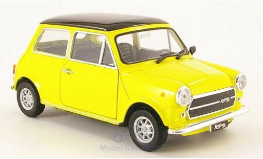Miniature Mini Cooper 1/24 Welly 1300 jaune/noire 1974 Mini Cooper 1/24 Welly 1300 jaune/noire 1974 miniature