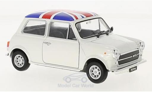 Miniature Mini Cooper S 1/24 Welly 1300 blanche UK Flag Mini Cooper S 1/24 Welly 1300 blanche UK Flag miniature