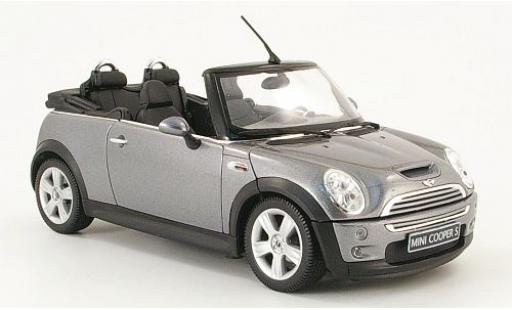 Miniature Mini Cooper 1/18 Welly S Cabriolet met.-grise 1:18 Mini Cooper 1/18 Welly S Cabriolet met.-grise 1:18 miniature
